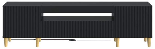 LED TV szekrény ARNHEM 153 x 35 x 43 cm Fekete Szerelt Fa