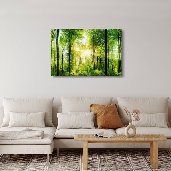 Kép - Hajnal az erdőben (90x60 cm)