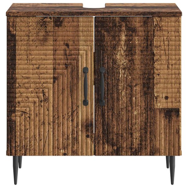 Fürdőszobai mosdószekrény HAARLEM Antik Fa 59,5 x 31,5 x 59 cm
