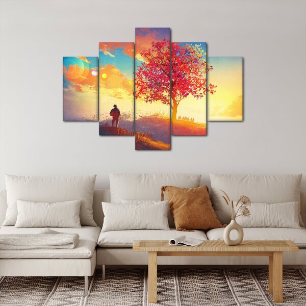 Egy fa képe a dombon (150x105 cm)