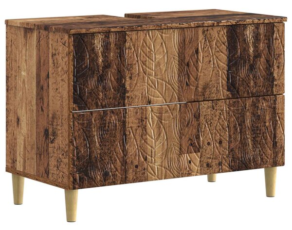 Fürdőszobai mosdószekrény DELFT Antik Fa 82 x 41 x 59 cm