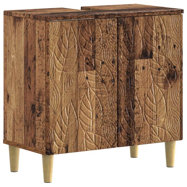 Fürdőszobai mosdószekrény DELFT Antik Fa 59,5 x 31,5 x 59 cm