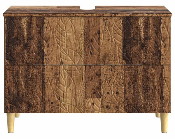 Fürdőszobai mosdószekrény DELFT Antik Fa 82 x 41 x 59 cm