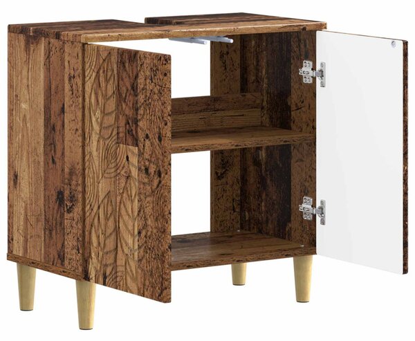 Fürdőszobai mosdószekrény DELFT Antik Fa 59,5 x 31,5 x 59 cm