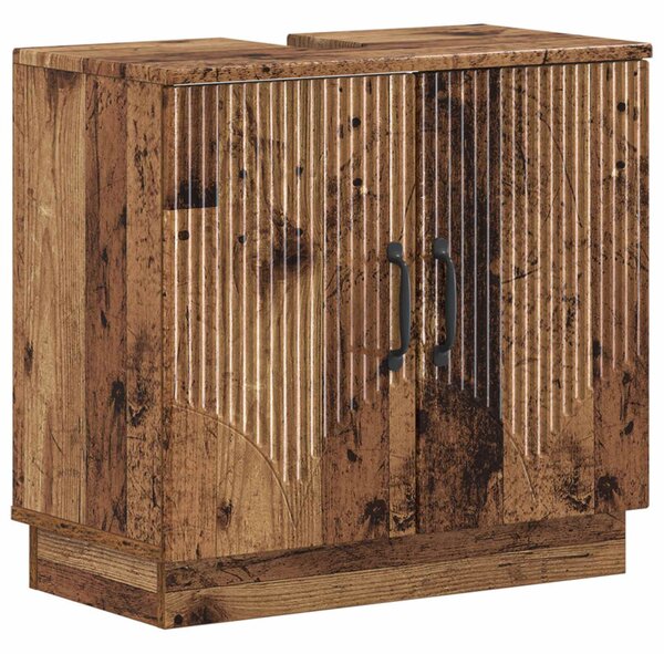 Fürdőszobai mosdószekrény HOORN Antik Fa 59,5 x 31,5 x 56 cm