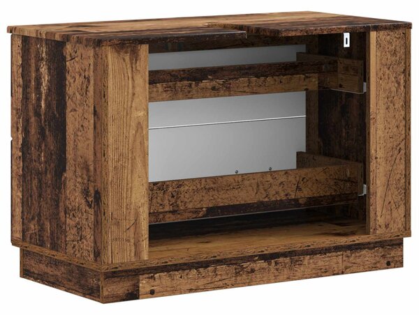 Fürdőszobai mosdószekrény HOORN Antik Fa 82 x 41 x 56 cm