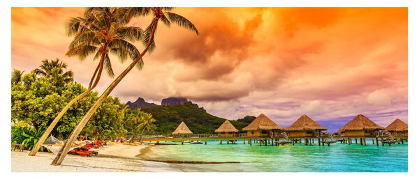 Kép - Bora Bora szigete (120x50 cm)