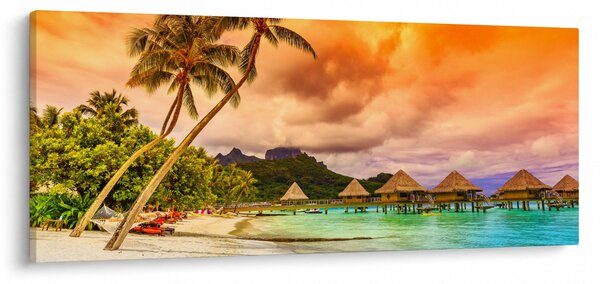 Kép - Bora Bora szigete (120x50 cm)
