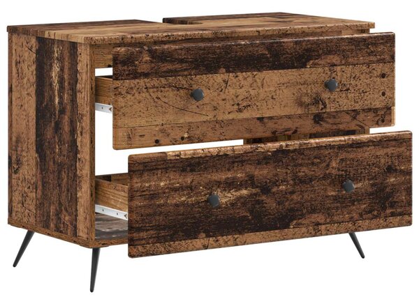 Fürdőszobai mosdószekrény BREDA Antik Fa 82 x 41 x 59 cm
