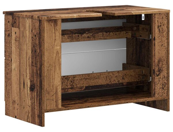 Fürdőszobai mosdószekrény UTRECHT Antik Fa 82 x 41 x 56 cm