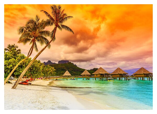 Kép - Bora Bora szigete (70x50 cm)