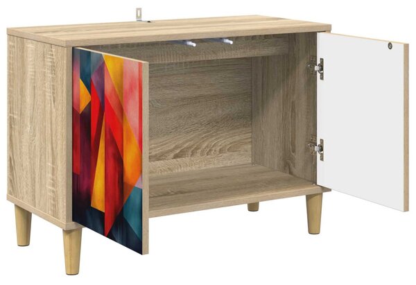 TV szekrény HEESCH 69 x 33 x 50 cm Sonoma Szerelt Fa