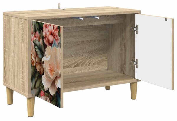 TV szekrény BORNE 69 x 33 x 50 cm Sonoma Szerelt Fa