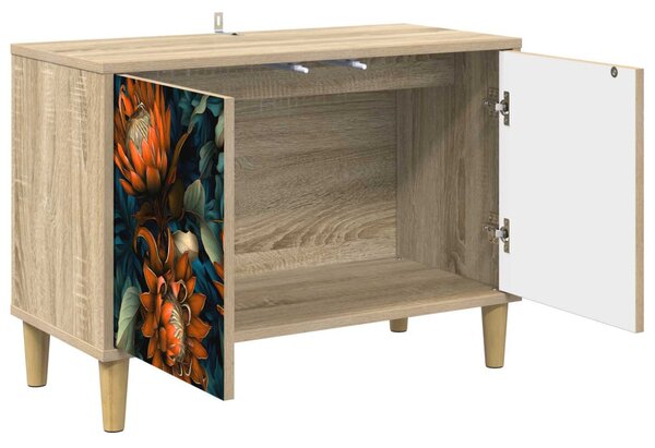 TV szekrény LOCHEM 69 x 33 x 50 cm Sonoma Szerelt Fa