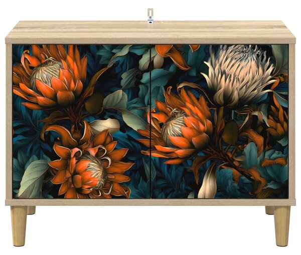 TV szekrény LOCHEM 69 x 33 x 50 cm Sonoma Szerelt Fa