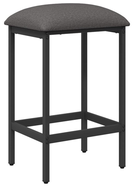 Bárszék 2 db Világosszürke 40 x 32 x 64 cm Szerelt Fa