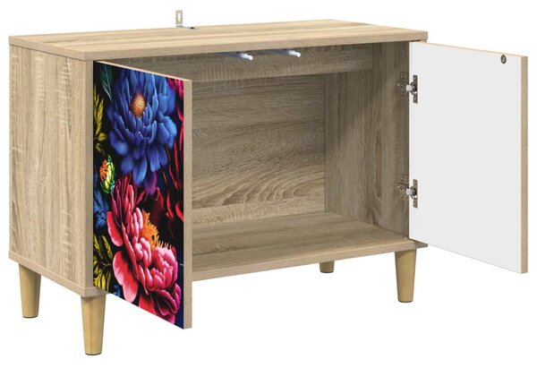 TV szekrény KIEL 69 x 33 x 50 cm Sonoma Szerelt Fa
