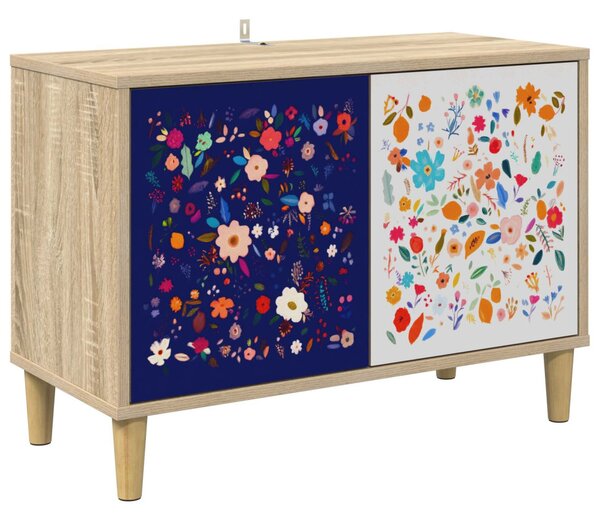 TV szekrény MAINZ 69 x 33 x 50 cm Sonoma Szerelt Fa
