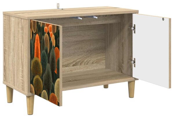 TV szekrény ZAANDAM 69 x 33 x 50 cm Sonoma Szerelt Fa