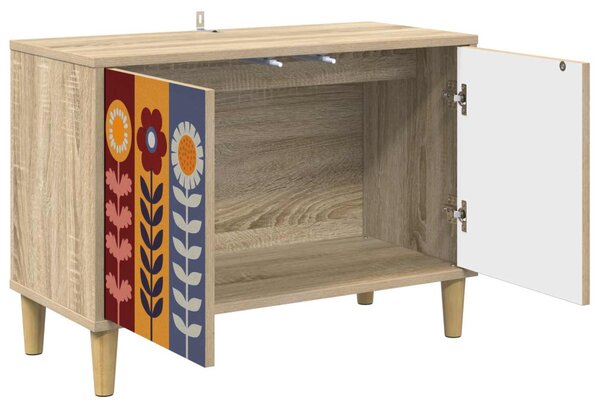 TV szekrény ESSEN 69 x 33 x 50 cm Sonoma Szerelt Fa