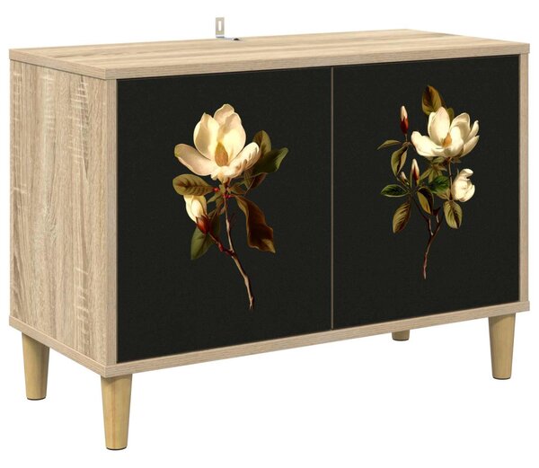 TV szekrény BREMEN 69 x 33 x 50 cm Sonoma Szerelt Fa