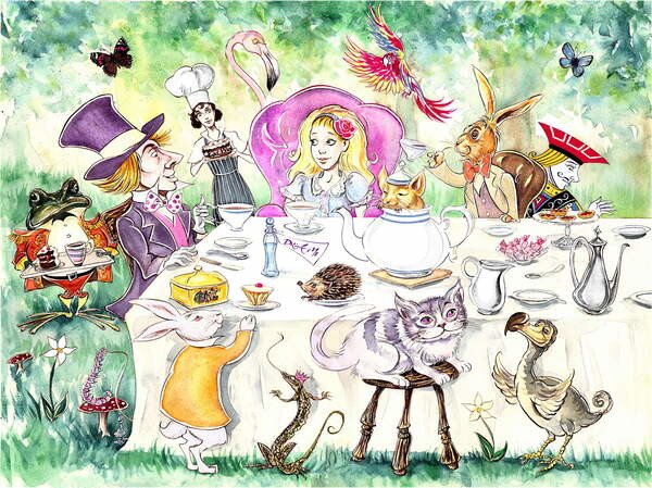 Osborne, Neale - Reprodukció Alice's Adventures in Wonderland by Lewis Carroll, (40 x 30 cm)