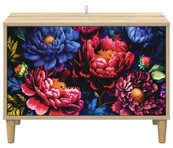 TV szekrény KIEL 69 x 33 x 50 cm Sonoma Szerelt Fa