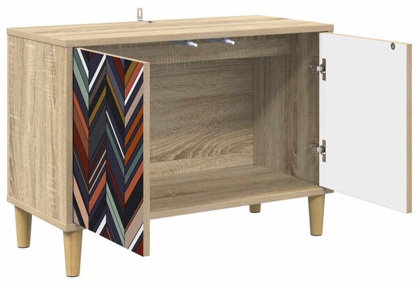 TV szekrény OMMEN 69 x 33 x 50 cm Sonoma Szerelt Fa