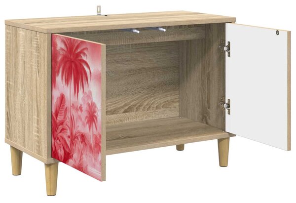 TV szekrény AACHEN 69 x 33 x 50 cm Sonoma Szerelt Fa