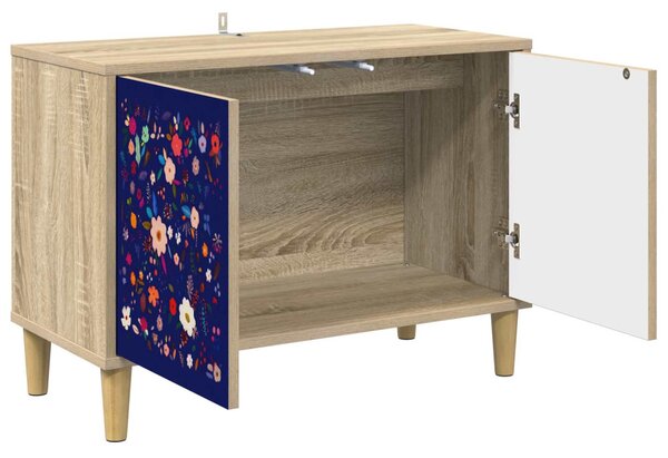 TV szekrény MAINZ 69 x 33 x 50 cm Sonoma Szerelt Fa