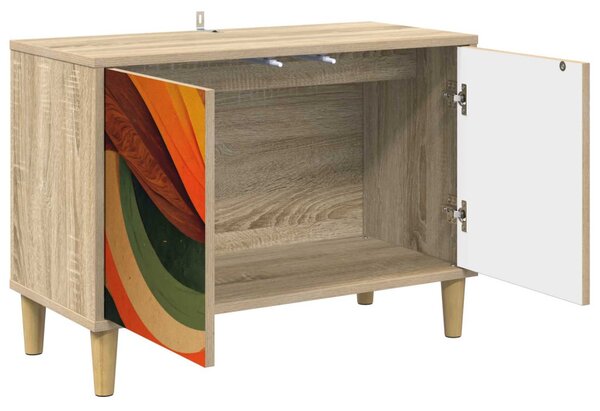 TV szekrény BONN 69 x 33 x 50 cm Sonoma Szerelt Fa