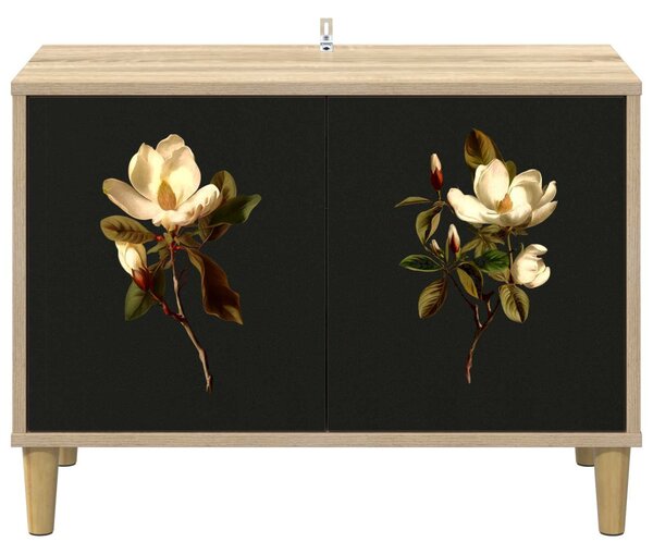 TV szekrény BREMEN 69 x 33 x 50 cm Sonoma Szerelt Fa