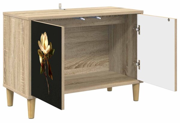 TV szekrény BREMEN 69 x 33 x 50 cm Sonoma Szerelt Fa