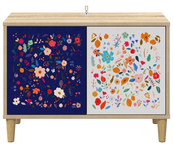 TV szekrény MAINZ 69 x 33 x 50 cm Sonoma Szerelt Fa