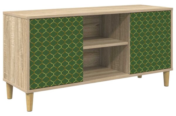 TV szekrény GELEEN 102 x 33 x 50 cm Sonoma Szerelt Fa