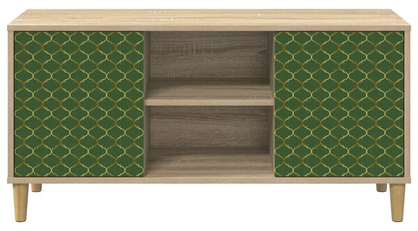 TV szekrény GELEEN 102 x 33 x 50 cm Sonoma Szerelt Fa