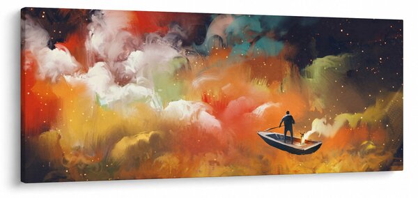 Kép - Az űrben úszó ember (120x50 cm)