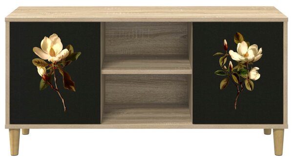 TV szekrény BREMEN 102 x 33 x 50 cm Sonoma Szerelt Fa