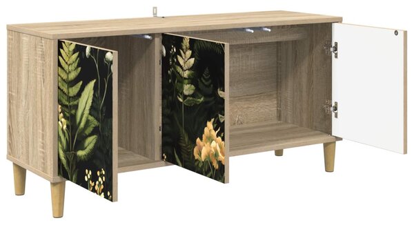 TV szekrény RHENEN 102 x 33 x 50 cm Sonoma Szerelt Fa