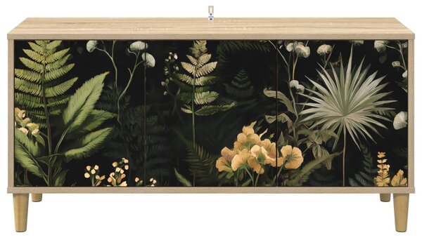 TV szekrény RHENEN 102 x 33 x 50 cm Sonoma Szerelt Fa