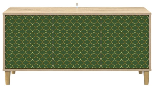 TV szekrény GELEEN 102 x 33 x 50 cm Sonoma Szerelt Fa