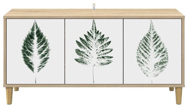 TV szekrény HANAU 102 x 33 x 50 cm Sonoma Szerelt Fa