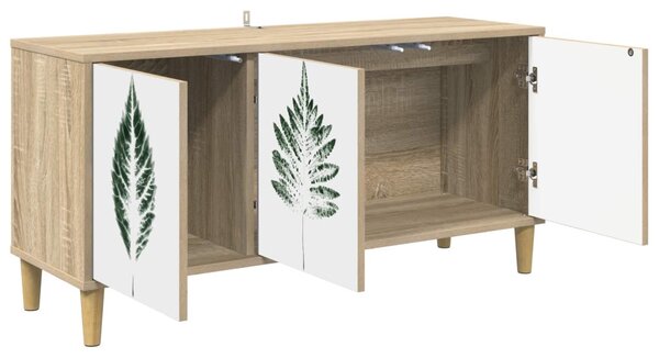 TV szekrény HANAU 102 x 33 x 50 cm Sonoma Szerelt Fa
