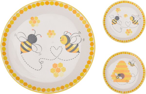 Honey méhecskés tányér 20cm kétféle