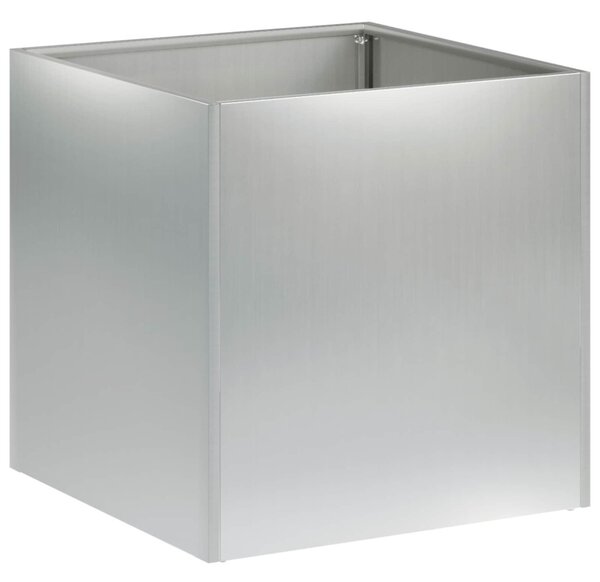 Kerti cserép 2 db Ezüst 35 x 35 x 35 cm Horganyzott Acél