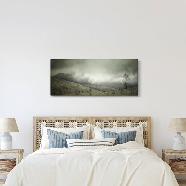 A vihar előtti táj képe (120x50 cm)