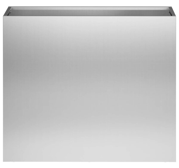 Kerti cserép 2 db Ezüst 50 x 20 x 40 cm Horganyzott Acél