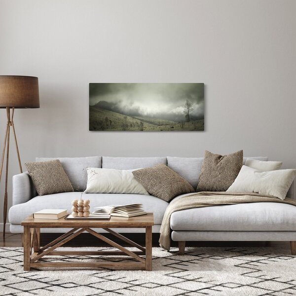 A vihar előtti táj képe (120x50 cm)