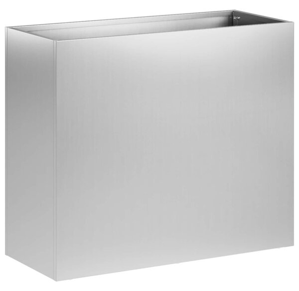 Kerti cserép 2 db Ezüst 50 x 20 x 40 cm Horganyzott Acél