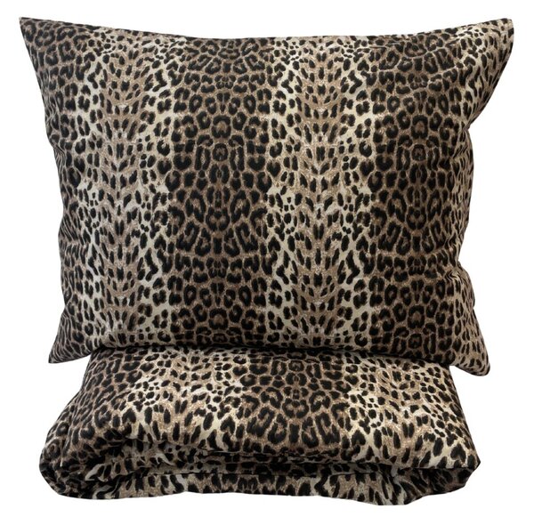 Leopard pamut ágyneműhuzat 200x140cm+90x70cm TiaHome